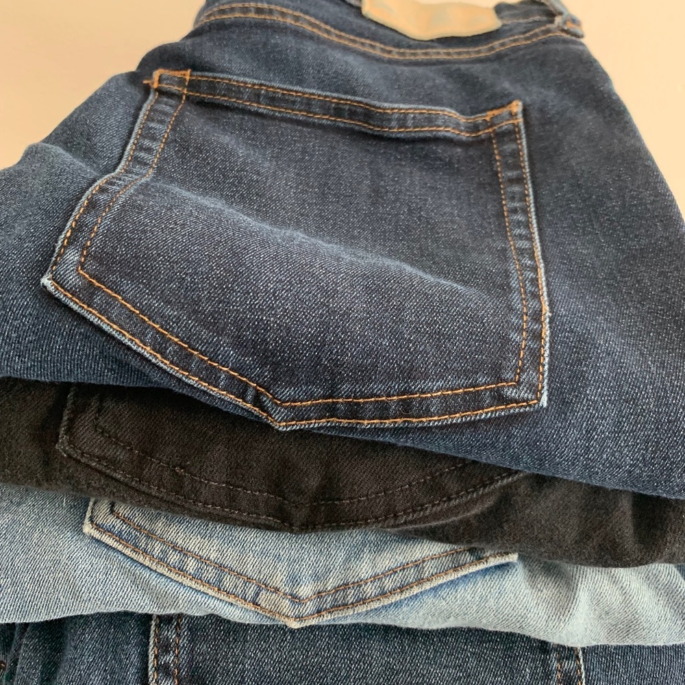 Lot of 4 PAIRS OF high rise skinny EVERLANE jeans
